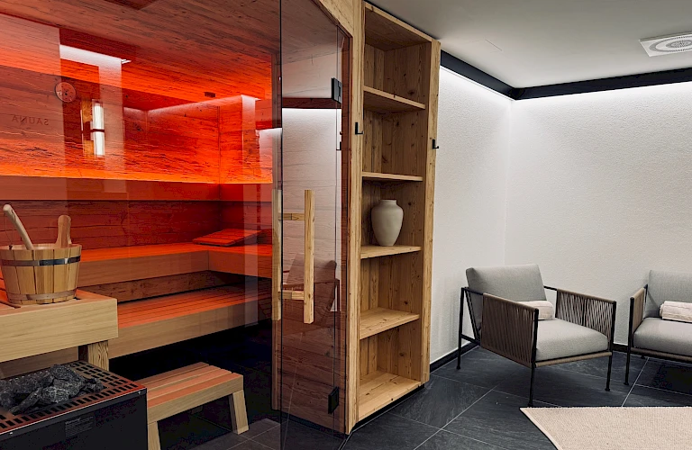 Private Sauna im Chalet